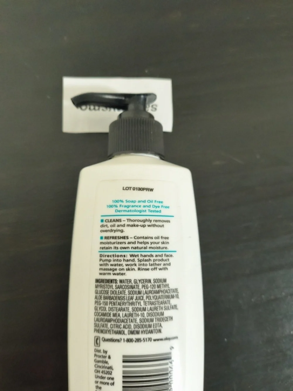 Olay Foaming Face Wash, oil free Sensitive Skin 6.78 FL OZ DISCONTINUED